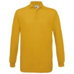 MAJICA DUGI RUKAVI B&AMP;C SAFRAN POLO LSL 180G ZLATNA ŽUTA 2XL * DO ISTEKA ZALIHA