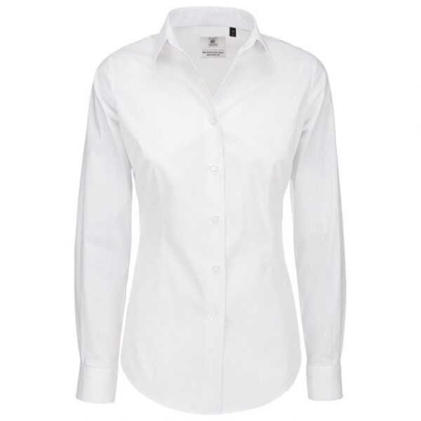 KOŠULJA ŽENSKA DUGI RUKAVI B&AMP;C BLACK TIE 135G BIJELA 3XL * DO ISTEKA ZALIHA