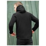 JAKNA ZIP MUŠKA B&AMP;C HOODED SOFTSHELL CRNA M * DO ISTEKA ZALIHA - Image 2