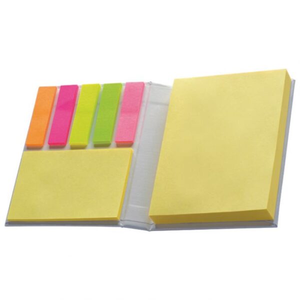 BLOK SAMOLJEPLJIV 2 KOMADA PLUS 5 ZASTAVICA U KORICI PALMA