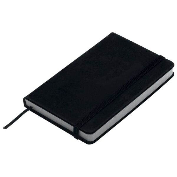 NOTES  9X14 CM ČISTI 80L S GUMICOM LÜBECK CRNI