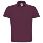 MAJICA KRATKI RUKAVI POLO B&AMP;C ID.001 180G BORDO L