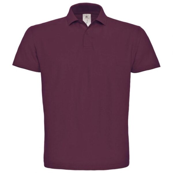 MAJICA KRATKI RUKAVI POLO B&AMP;C ID.001 180G BORDO XL