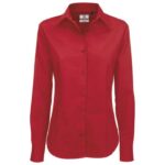 KOŠULJA ŽENSKA DUGI RUKAVI B&AMP;C SHARP 130G CRVENA M * DO ISTEKA ZALIHA