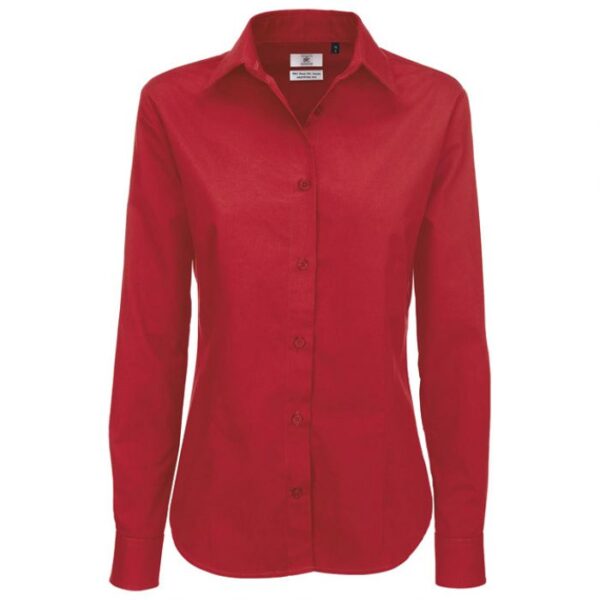 KOŠULJA ŽENSKA DUGI RUKAVI B&AMP;C SHARP 130G CRVENA M * DO ISTEKA ZALIHA