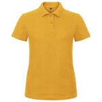 MAJICA KRATKI RUKAVI POLO B&AMP;C ID.001/WOMEN 180G ZLATNO ŽUTA 2XL