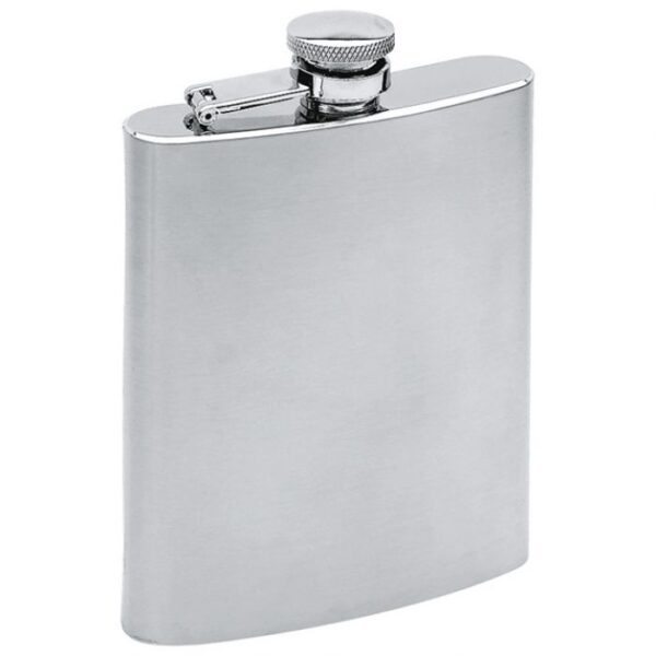 PLJOSKA METALNA 200ML SREBRNA