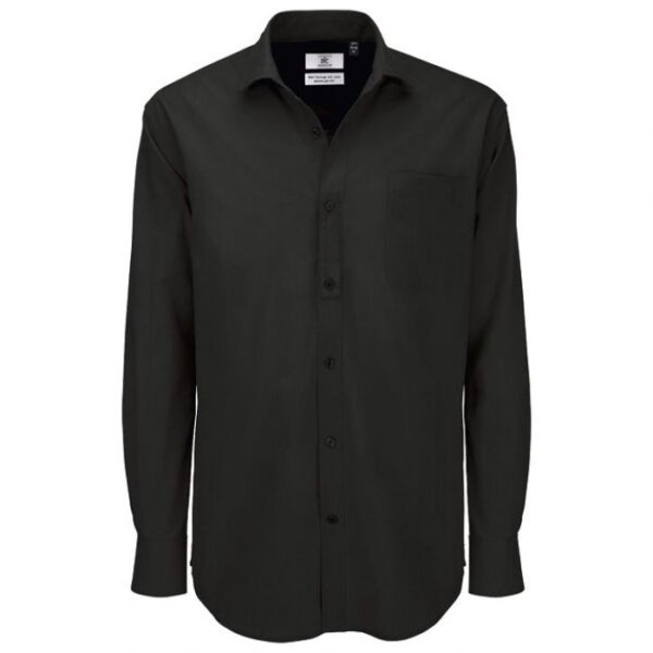 KOŠULJA MUŠKA DUGI RUKAVI B&AMP;C HERITAGE 125G CRNA 3XL * DO ISTEKA ZALIHA