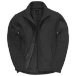 JAKNA ZIP UNISEX B&AMP;C ID.701 SOFTSHELL CRNA M