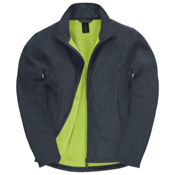 JAKNA ZIP UNISEX B&AMP;C ID.701 SOFTSHELL TAMNOPLAVA XL
