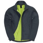 JAKNA ZIP UNISEX B&AMP;C ID.701 SOFTSHELL TAMNOPLAVA 3XL