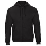 MAJICA DUGI RUKAVI ZIP B&AMP;C ID.205 270G CRNA 2XL * DO ISTEKA ZALIHA