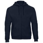 MAJICA DUGI RUKAVI ZIP B&AMP;C ID.205 270G TAMNOPLAVA XL * DO ISTEKA ZALIHA