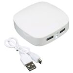 PUNJAČ ZA MOBILNE UREĐAJE PLASTIČNI PRIJENOSNI BIJELI * DO ISTEKA ZALIHA