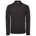 MAJICA DUGI RUKAVI POLO B&AMP;C ID.001 LSL 180G CRNA 2XL