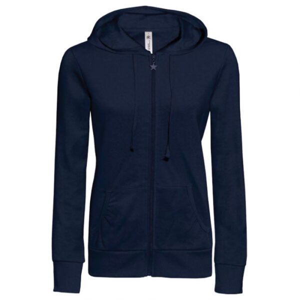 MAJICA DUGI RUKAVI ŽENSKA ZIP B&AMP;C WONDER 280G TAMNOPLAVA XL * DO ISTEKA ZALIHA