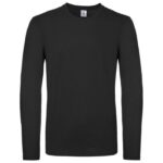 MAJICA DUGI RUKAVI B&AMP;C #E150 LSL CRNA S