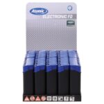 UPALJAČ ELEKTRONSKI GUMIRANI MAT ATOMIC F2 RUBBER CRNO/PLAVI - Image 2