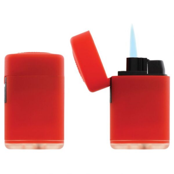 UPALJAČ ELEKTRONSKI GUMIRANI MAT ATOMIC JET FLAME RUBBER CRVENA