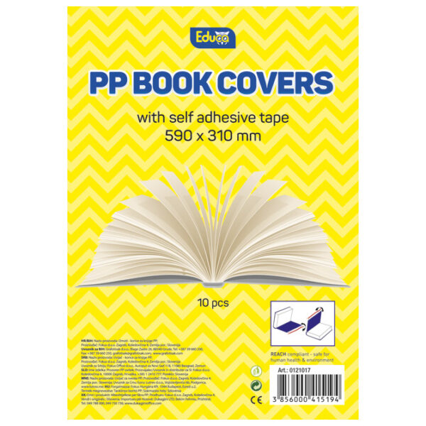 Omotnica samoljepljiva s trakom 59x31 cm pk10 Educa prozirna