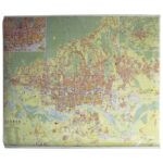 Karta zidna grada Zagreba Trsat