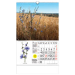 Kalendar "Ljekovito bilje" s rotacijskim krugom, spirala, Nikoprom - Slika 3