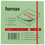 Blok samoljepljiv  75x75 mm  80L Fornax neon-zeleni