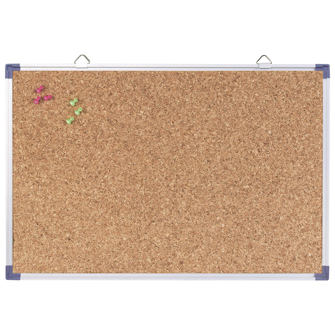 000000790 Ploča pluto 90x60 cm obostrana aluminijski okvir CWB06096A - Slika 1