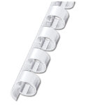 Spirala plastična fi-22 mm pk50 Fornax bijela