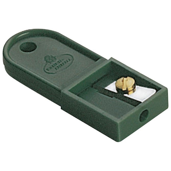 000001248 Šiljilo za mine do 2 mm debljine pvc Faber-Castell 184100 zeleno - Slika 1