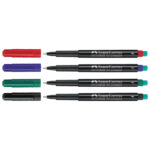 Marker permanentni 0,6 mm Multimark Faber-Castell 151304/4boje - Slika 2