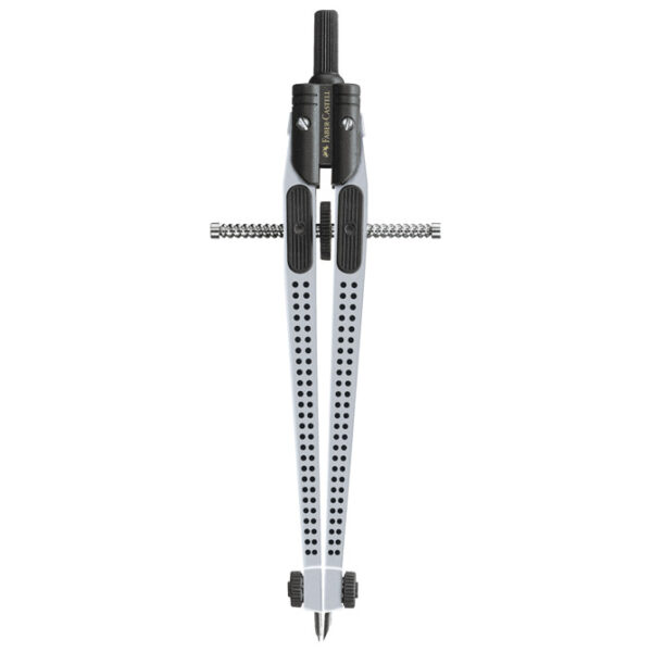 Šestar s preciznim podešavanjem+mine Grip 2001 Faber-Castell 174472 sivi blister