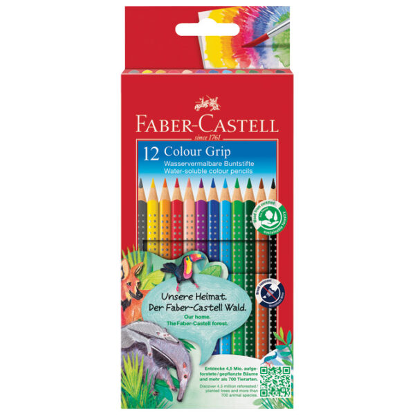 Boje drvene  12boja Grip 2001 Faber-Castell 112412