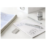 Šiljilo pvc s pvc kutijom 3rupe Grip 2001 Trio Faber-Castell 183897 srebrno blister!! - Slika 3