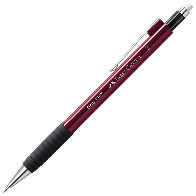 000001544 Olovka tehnička 0,7 mm grip 1347 Faber-Castell 134721 bordo - Slika 1