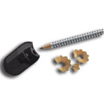 Šiljilo pvc s pvc kutijom 2rupe Faber-Castell 183500 crno - Slika 3