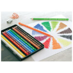 Boje drvene  12boja metalna kutija Polychromos Faber-Castell 110012 - Slika 6