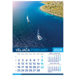 Kalendar "More 2026" 13 listova, spirala - Slika 6