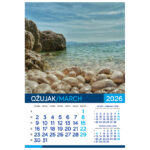 Kalendar "More 2026" 13 listova, spirala - Slika 7