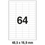 Etikete ILK  48,5x16,9 mm pk100L Zweckform 3667