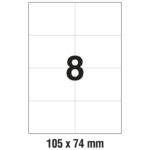 Etikete ILK 105x74 mm pk100L Zweckform 3427