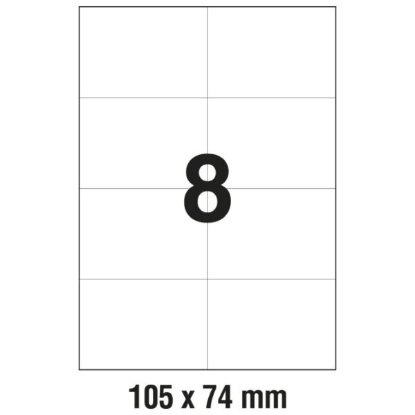 Etikete ILK 105x74 mm pk100L Zweckform 3427