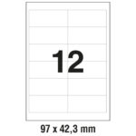 Etikete ILK  97x42,3 mm pk100L Zweckform 3659