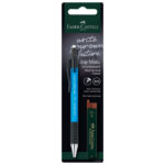 Olovka tehnička 0,5 mm Grip Matic 1375+mine Faber-Castell plava blister!!