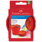 Čaša za tempere Clic&Go Faber-Castell 181517 crvena blister