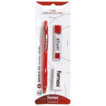 Olovka tehnička 0,5 mm grip T-050+mine+gumica Fornax sortirano blister!!