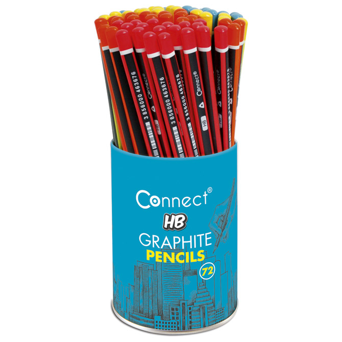 000003295 Olovka grafitna HB trokutasta u čaši pk72 Connect sortirano - Slika 1