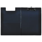 Ploča klip s preklopom+kvačica A4 kartonski pp Fornax crna - Slika 2