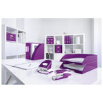 Stroj za spajanje do  30 listova stolni Wow Leitz 55022262 metalik ljubičasti blister!! - Slika 3