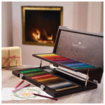 Boje drvene 120boja drvena kutija Polychromos Faber-Castell 110013-SELECTIVE - Slika 3